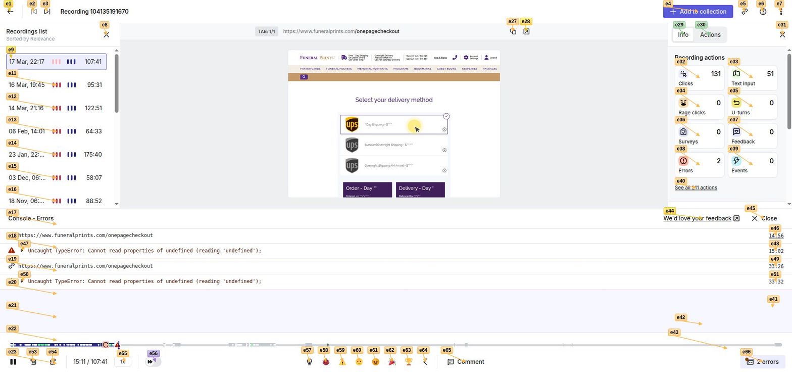 Evidence: Checkout JS Errors